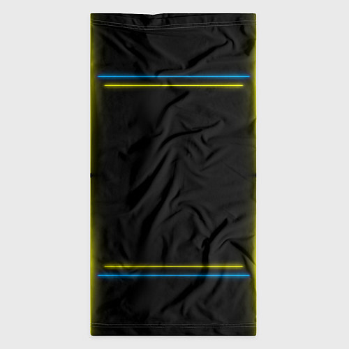 Бандана Neon yellow blue / 3D-принт – фото 3