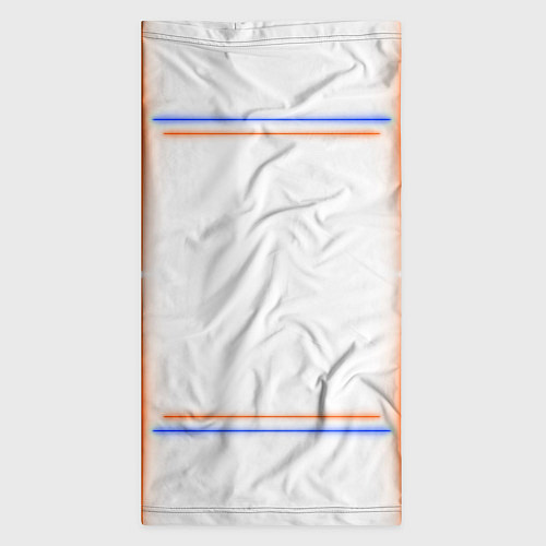 Бандана Neon white orange blue / 3D-принт – фото 3