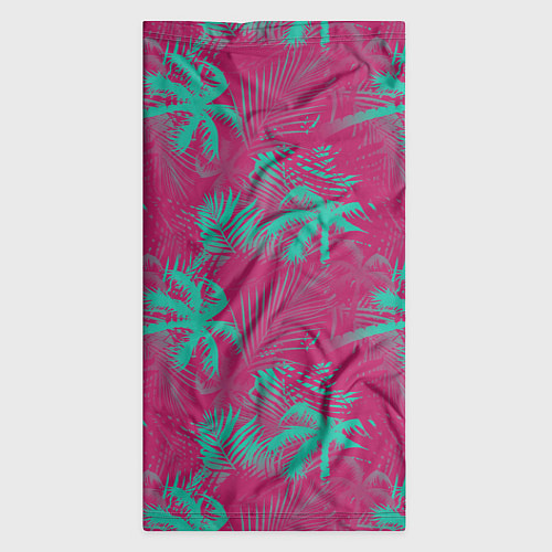 Бандана Palm pink light blue / 3D-принт – фото 3