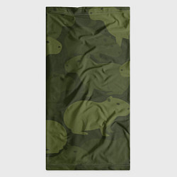 Бандана-труба Камуфляж из капибар, цвет: 3D-принт — фото 2