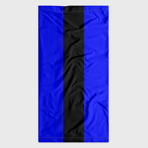 Бандана Color blue black stripes / 3D-принт – фото 3