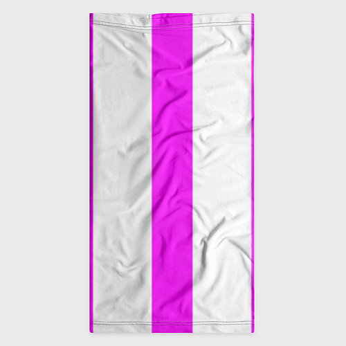 Бандана Color white pink lines / 3D-принт – фото 3