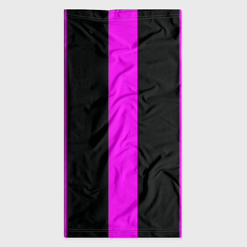 Бандана Color black pink lines / 3D-принт – фото 3