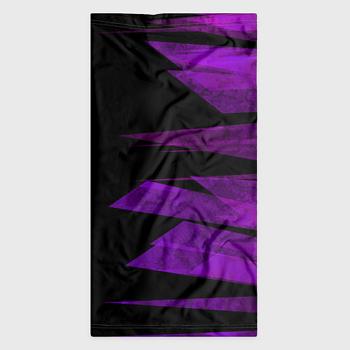 Бандана Color purple black stripes / 3D-принт – фото 3