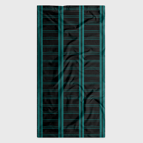 Бандана Color blue dark stripe / 3D-принт – фото 3