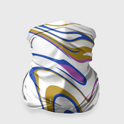 Бандана-труба Цветные вихри, цвет: 3D-принт