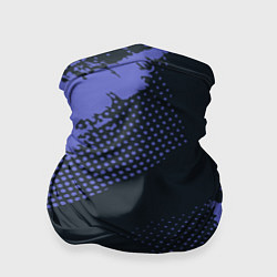 Бандана-труба Абстрактная текстура в синем, цвет: 3D-принт
