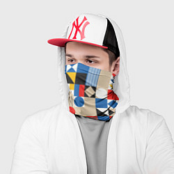 Бандана-труба Геометрический балаган, цвет: 3D-принт — фото 2