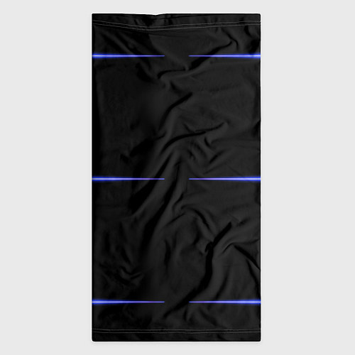 Бандана Color black green purple stripes / 3D-принт – фото 3