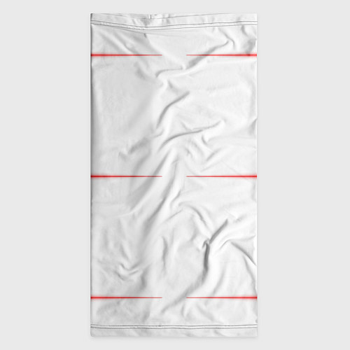 Бандана Color white red stripes / 3D-принт – фото 3