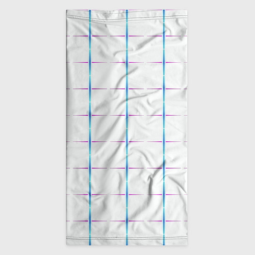 Бандана Color white blue stripes / 3D-принт – фото 3