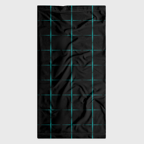Бандана Color black blue crosses / 3D-принт – фото 3