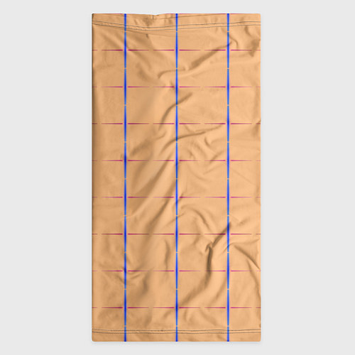 Бандана Color beige blue cross / 3D-принт – фото 3