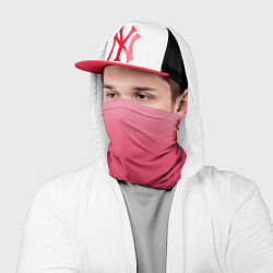 Бандана-труба Градиент гранатовый, цвет: 3D-принт — фото 2