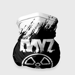 Бандана-труба Dayz белые краски лого, цвет: 3D-принт