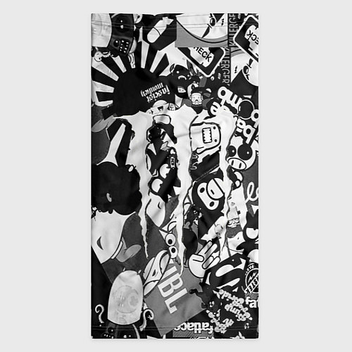 Бандана Monster energy black sticker / 3D-принт – фото 3