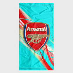 Бандана-труба Arsenal stripes, цвет: 3D-принт — фото 2