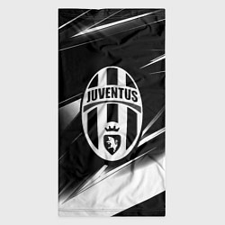 Бандана-труба Juventus geometry stripes black, цвет: 3D-принт — фото 2