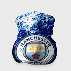 Бандана-труба Манчестер сити молнии шторм, цвет: 3D-принт