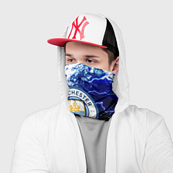 Бандана-труба Манчестер сити молнии шторм, цвет: 3D-принт — фото 2