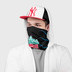 Бандана-труба Liverpool neon storm, цвет: 3D-принт — фото 2