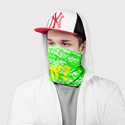 Бандана-труба Dayz кислотные шипы, цвет: 3D-принт — фото 2