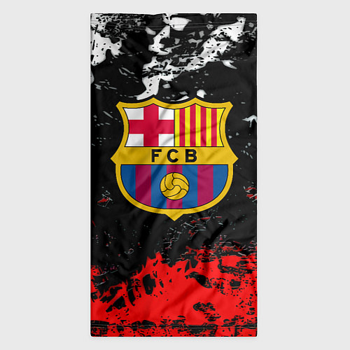 Бандана Barcelona красно белые краски / 3D-принт – фото 3