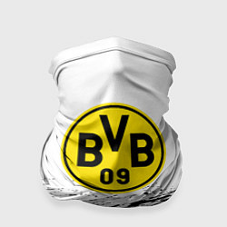 Бандана-труба Borussia черные краски штрихи, цвет: 3D-принт