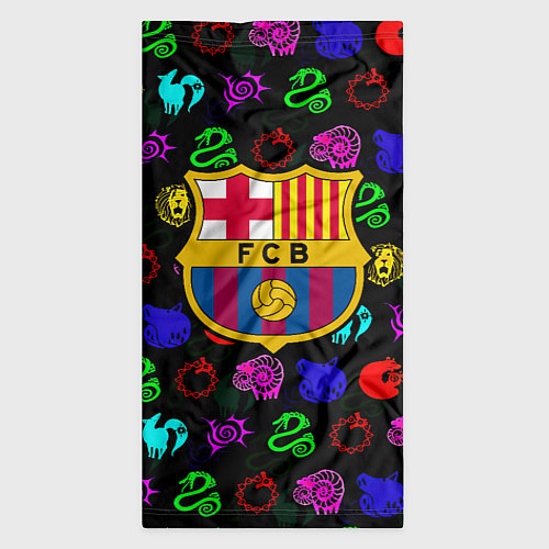 Бандана Barcelona neon games logo / 3D-принт – фото 3