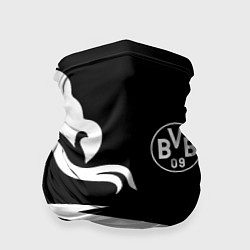 Бандана-труба Borussia дракон белый, цвет: 3D-принт
