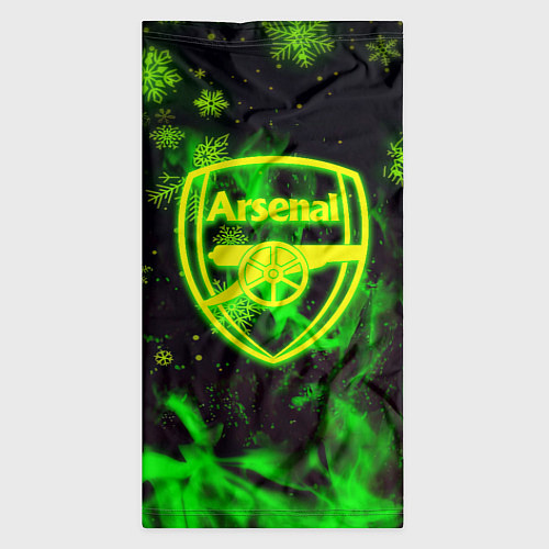 Бандана Arsenal кислотный огонь снежинки / 3D-принт – фото 3
