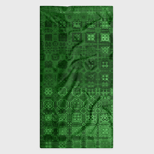 Бандана Текстура изумрудное мерцание / 3D-принт – фото 3