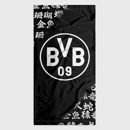 Бандана Borussia китайские символы текстура / 3D-принт – фото 3