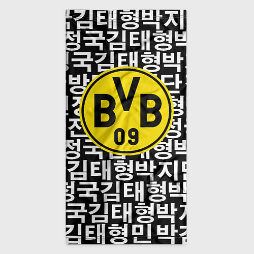 Бандана Borussia японские символы паттерн / 3D-принт – фото 3