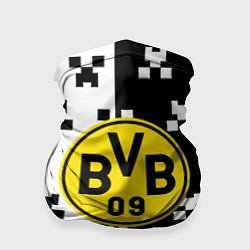 Бандана-труба Borussia pattern minecraft, цвет: 3D-принт