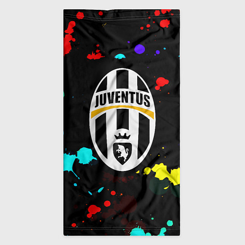 Бандана Ювентус брызги красок неон / 3D-принт – фото 3