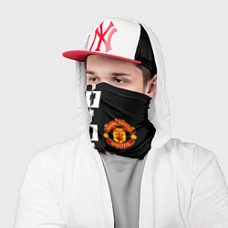 Бандана-труба Манчестер Юнайтед текстура люди, цвет: 3D-принт — фото 2
