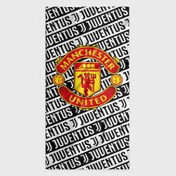 Бандана-труба Манчестер Юнайтед x ювентус паттерн, цвет: 3D-принт — фото 2