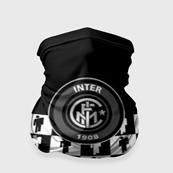 Бандана-труба Inter люди спорт паттерн, цвет: 3D-принт