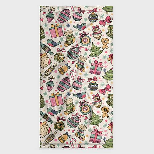 Бандана Новогодний паттерн / 3D-принт – фото 3