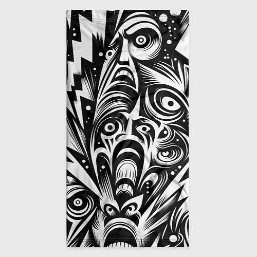 Бандана Lightnings and faces - ai art fantasy / 3D-принт – фото 3