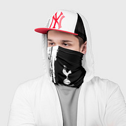 Бандана-труба Tottenham Hotspur белые краски, цвет: 3D-принт — фото 2