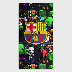 Бандана-труба Minecraft x barcelona fc, цвет: 3D-принт — фото 2