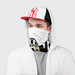 Бандана-труба Juventus капли красок, цвет: 3D-принт — фото 2