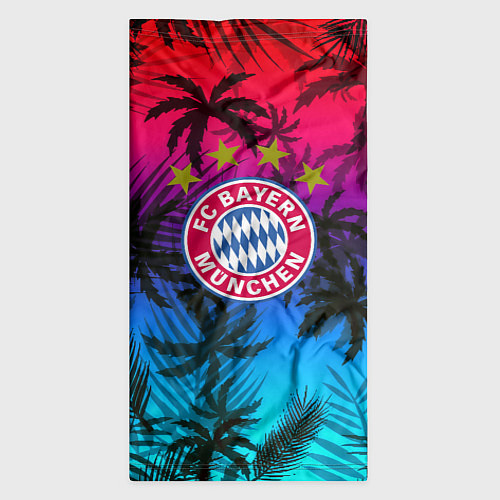 Бандана Бавария Мюнхен неон тропики / 3D-принт – фото 3
