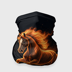 Бандана-труба Китайский огненный жеребец, цвет: 3D-принт