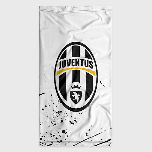 Бандана Ювентус черные краски всплеск / 3D-принт – фото 3