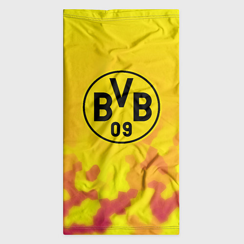 Бандана Borussia камуфляж желтый текстура / 3D-принт – фото 3