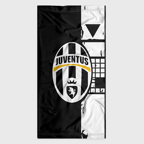 Бандана Ювентус геометрия белая / 3D-принт – фото 3