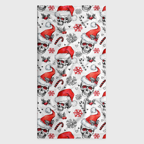 Бандана Новогодние черепа / 3D-принт – фото 3